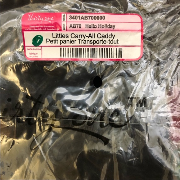 Thirty One Littles Carry-All Caddy HELLO HOLIDAY - Picture 2 of 4